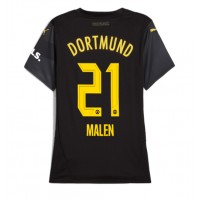 Borussia Dortmund Donyell Malen #21 Replika Bortatröja Dam 2024-25 Kortärmad